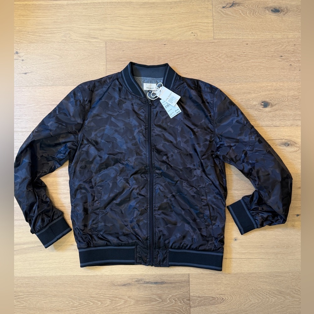 Men's Black Bomber Jacket